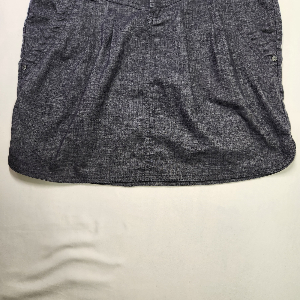 ⭐️prAna Lizbeth A-Line Mini Skirt – Size 4 | Charcoal Grey | Outdoor Adventure - Picture 6 of 12